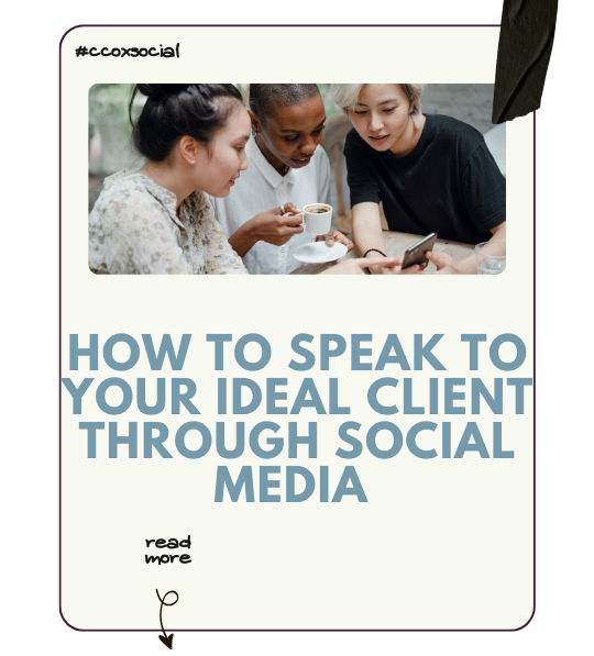 How to Speak to Your Ideal Client Through Social Media title card